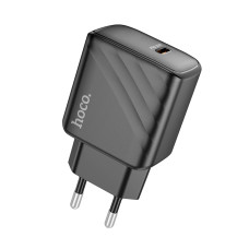 Сетевое зарядное устройство HOCO CS22A Value single port PD30W charger Black
