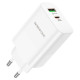 Сетевое зарядное устройство BOROFONE BN10 Sunlight PD65W dual port(1A1C) charger White