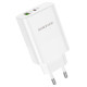 Сетевое зарядное устройство BOROFONE BN10 Sunlight PD65W dual port(1A1C) charger White