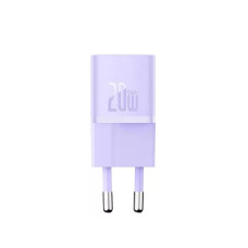 Сетевое зарядное устройство Baseus GaN5 Fast Charger (mini) 1C 20W EU Purple