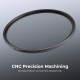 Светофильтр K&F Concept 55мм C-Series Black Diffusion 1/8 (KF01.2254)