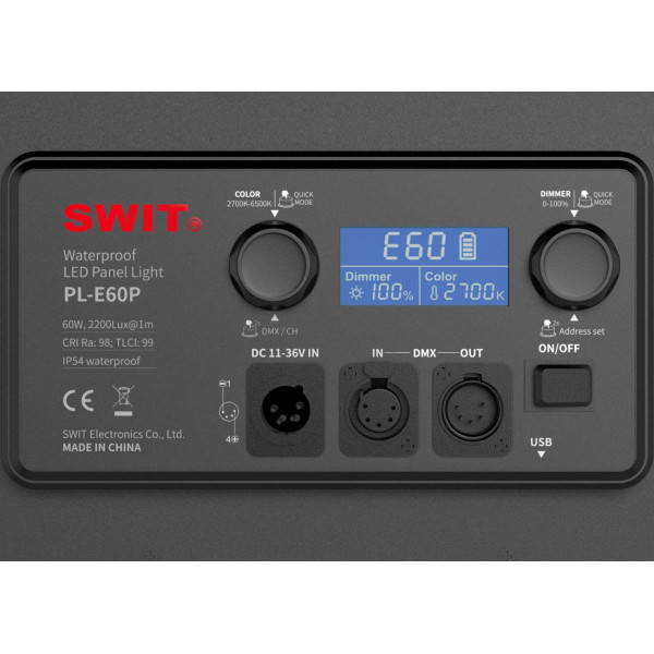 Swit PL-E60P LED панель з DMX