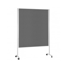Доска коммуникационная мобильная 1200x1500 серая Magnetoplan System-Pinboard Mobile Felt-Gray (1101101M)