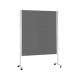 Доска коммуникационная мобильная 1200x1500 серая Magnetoplan System-Pinboard Mobile Felt-Gray (1101101M)