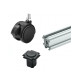 Опора 4C на колесе 1800 Magnetoplan Square Column Wheel Kit (110656)
