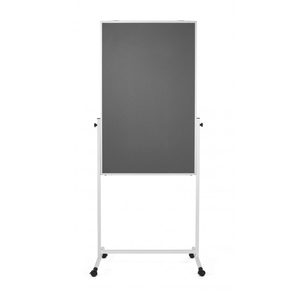 Доска 3-в-1 750x1200 серая Magnetoplan Universal 3-in-1-Board Mobile Felt-Gray (11112101)