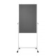 Доска 3-в-1 750x1200 серая Magnetoplan Universal 3-in-1-Board Mobile Felt-Gray (11112101)