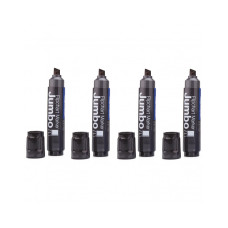 Маркеры для бумаги черные Magnetoplan Jumbo Black Set (1111501)