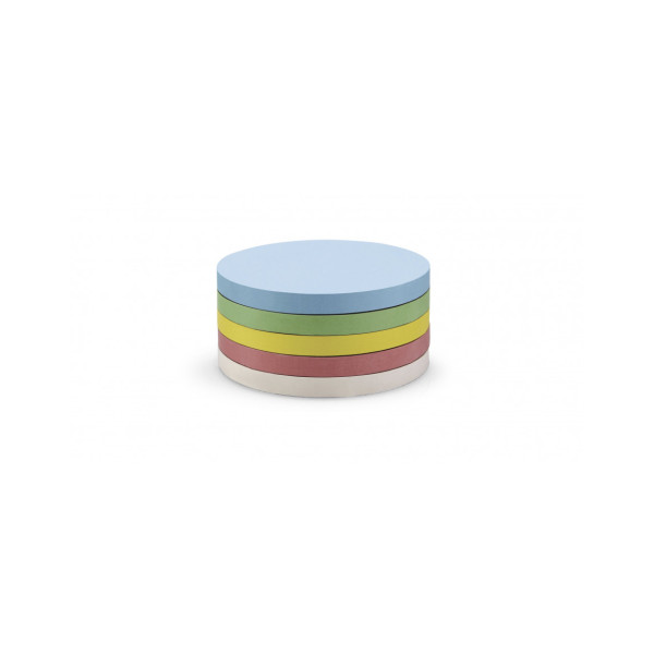 95 різнокольорових круглих самоклейних карток Magnetoplan Round Assorted Set (111151690)