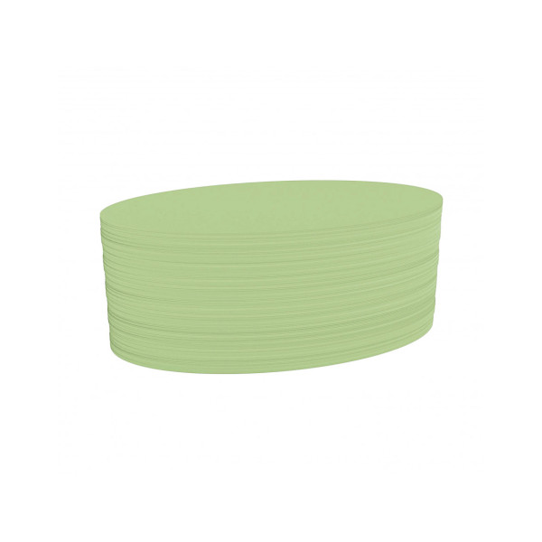 Карточки модерации овальные 190x110 зеленые Magnetoplan Oval Green Set (111151905)