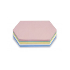 Карточки модерации гексагональные 297x165 разноцветные Magnetoplan Kingsize Comb Assorted Set (111152410)