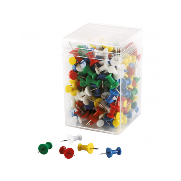 Булавки-гвоздики 23 разноцветные Magnetoplan Pins Memo-holder Assorted Set (111165110)