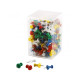 Булавки-гвоздики 23 разноцветные Magnetoplan Pins Memo-holder Assorted Set (111165110)