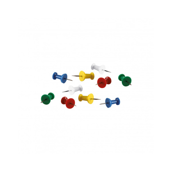 Булавки-гвоздики 23 разноцветные Magnetoplan Pins Memo-holder Assorted Set (111165110)