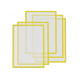 Рамки магнитные A4 желтые Magnetofix Frame Yellow Set (1130302)