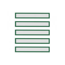 Рамки заголовков магнитные A4/A3 зеленые Magnetofix Frame TOPSIGN Green Set (1131805)