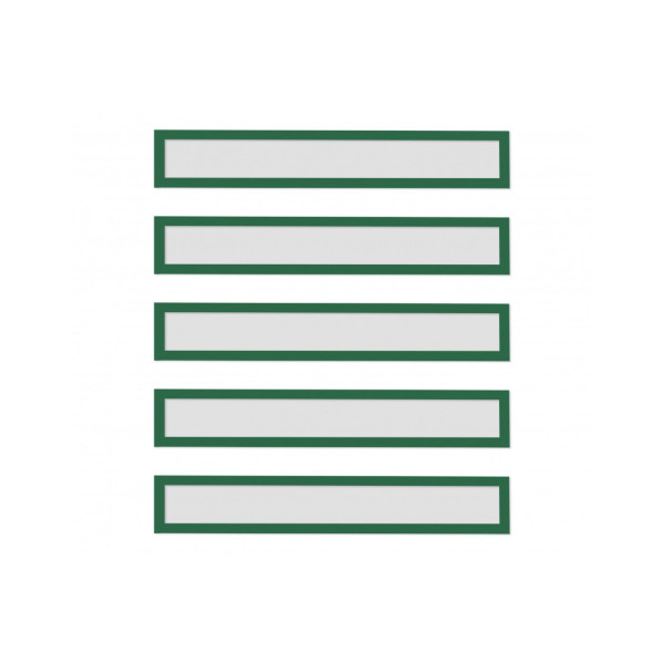 Рамки заголовків магнітні A4/A3 зелені Magnetofix Frame TOPSIGN Green Set (1131805)