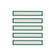 Рамки заголовків магнітні A4/A3 зелені Magnetofix Frame TOPSIGN Green Set (1131805)