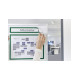 Рамки заголовків магнітні A4/A3 зелені Magnetofix Frame TOPSIGN Green Set (1131805)