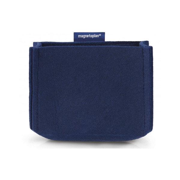 Держатель маркеров магнитный средний из PET-войлока синий Magnetoplan magnetoTray MEDIUM Blue (1227714)