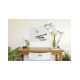 Доска стеклянная магнитно-маркерная 600x400 белая Magnetoplan Glassboard-White (13402000)