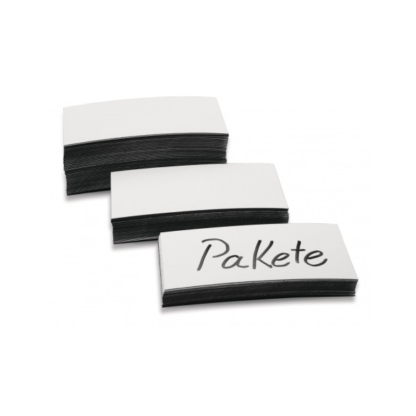 Стикеры магнитные 100x50 белые Magnetoplan Magnetic Labels White Set (1531706)