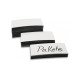 Стикеры магнитные 100x50 белые Magnetoplan Magnetic Labels White Set (1531706)