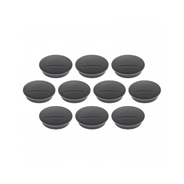 Магниты круглые 34/1.3 черные Magnetoplan Discofix Junior Black Set (1662112)