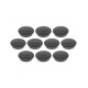 Магниты круглые 34/1.3 черные Magnetoplan Discofix Junior Black Set (1662112)