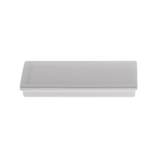 Магниты прямоугольные 55x22/1.3 серые Magnetoplan Rechteck Gray Set (1665101)