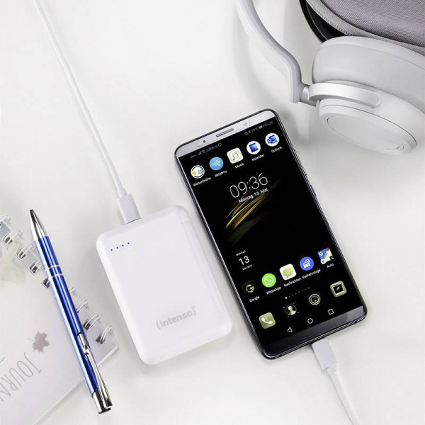 Універсальна портативна батарея Intenso XS10000 10000 мА·год, USB-C, USB-A (7313532), біла