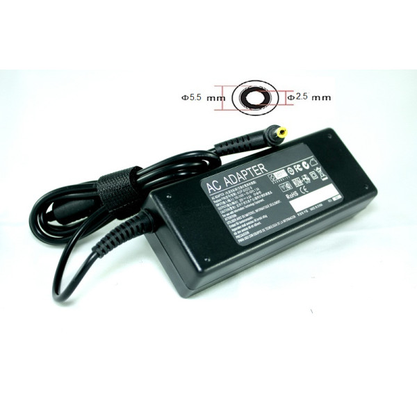 Блок живлення для ноутбуків PowerPlant IBM/LENOVO 220В, 20В 90Вт 4,5А (5,5×2,5)