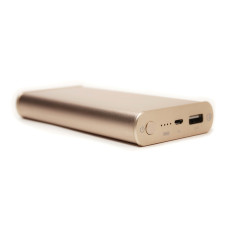 Універсальна мобільна батарея PowerPlant/Q1S/Quick-Charge 2.0/10200mAh золото
