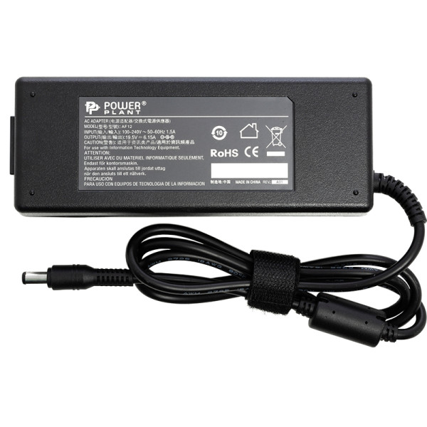 Блок живлення для ноутбуків PowerPlant IBM/LENOVO 220В, 19.5В 120Вт 6.15А (6.3×3.0)
