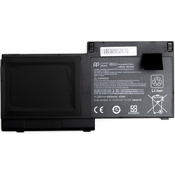 Акумулятор PowerPlant для ноутбуків HP Elitebook 720 (SB03XL) 11,25 В 4000 мАч