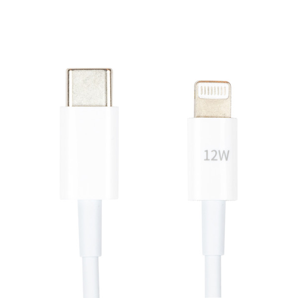 Кабель USB Type-C — Lightning, 12 Вт, 1 м