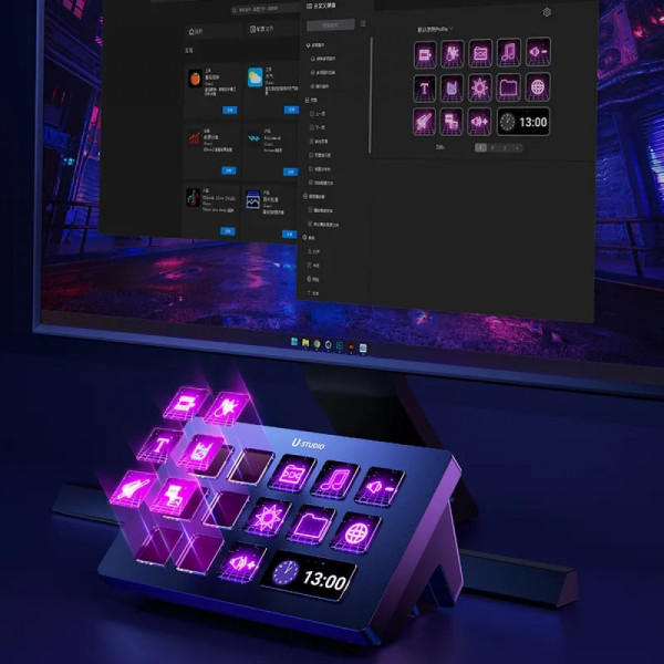 Контроллер для стрима визуальная клавиатура Stream Deck Ulanzi D200⁠