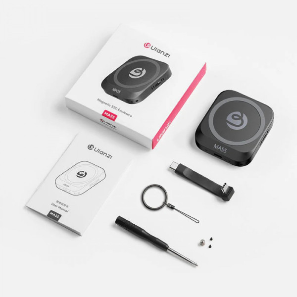 Корпус зовнішній SSD M.2 для телефону з хабом Type-C PD MagSafe Ulanzi MA55