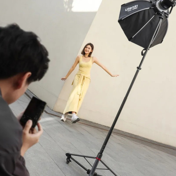 Тележка с триподом штатив на колесах 57-209см Ulanzi AT-05 Kit