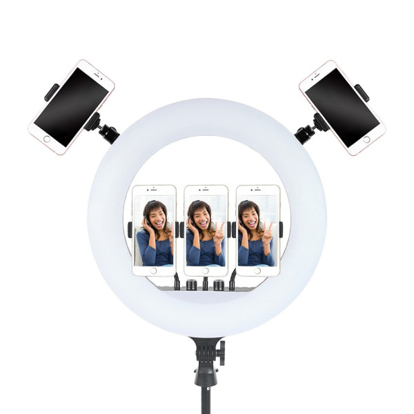 Кільцева лампа 45см LED RL-18 зі штативом 210см AC Prof