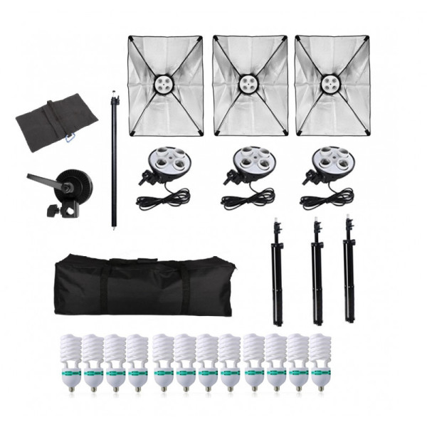 Набор постоянного света Visico FL-306-3 (50x70см) Triple Kit
