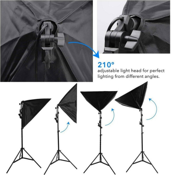 Набор постоянного света Visico FL-306-3 (50x70см) Triple Kit