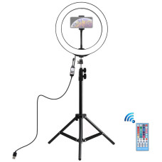 Кольцевой свет со стойкой Puluz PKT3043 RGB Ring Light 26см (15W)