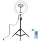 Кольцевой свет со стойкой Puluz PKT3043 RGB Ring Light 26см (15W)