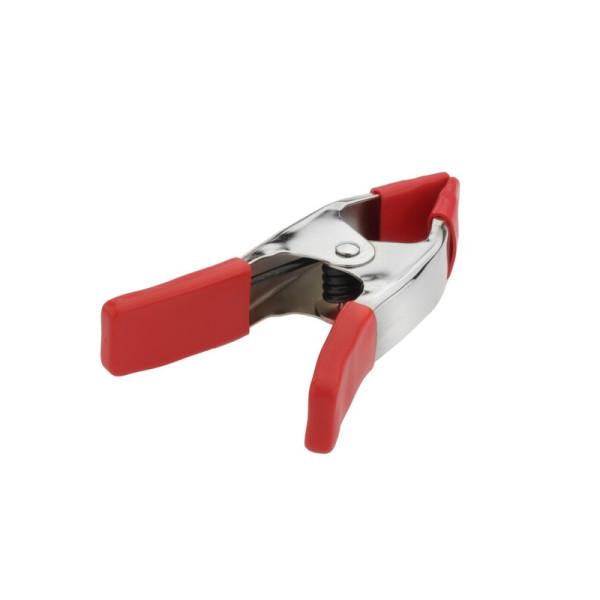 Клипса-зажим Visico Metal-Spring-6 large red