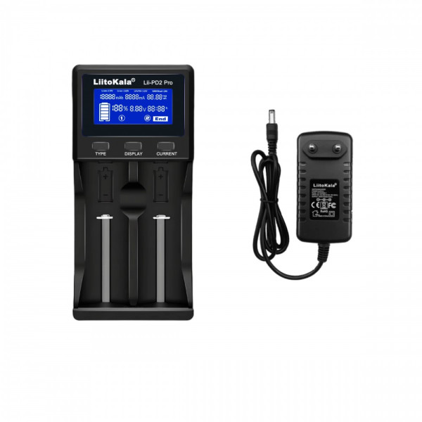 Зарядное устройство 18650 26800 LiFePO4 Li-ion NiMH/NiCd быстрая зарядка LiitoKala Lii-PD2 Pro