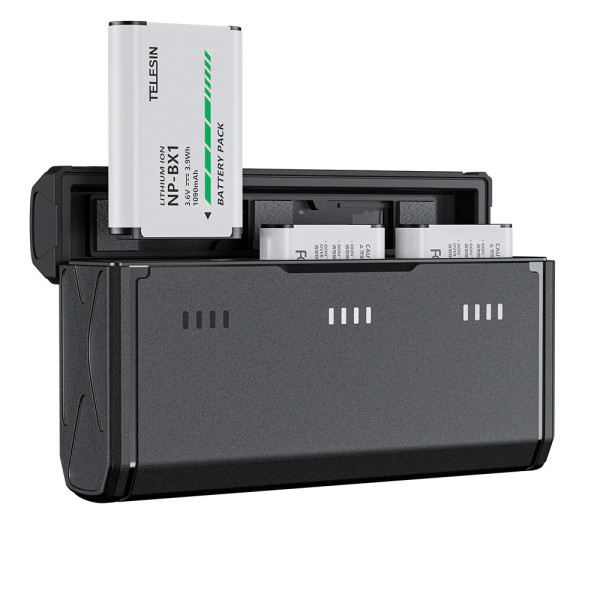 Зарядка + два аккумулятора Sony NP-BX1 Telesin CMR-001