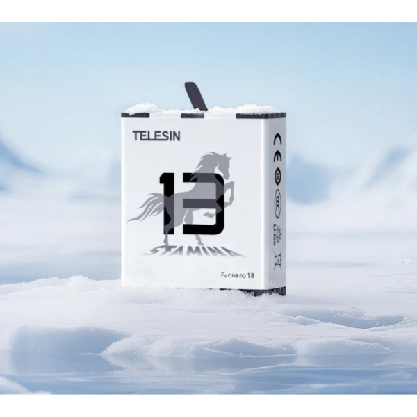 Акумулятор GoPro 13 морозостійкий високоефективний Stamina Telesin S0-BTR-09-TGP