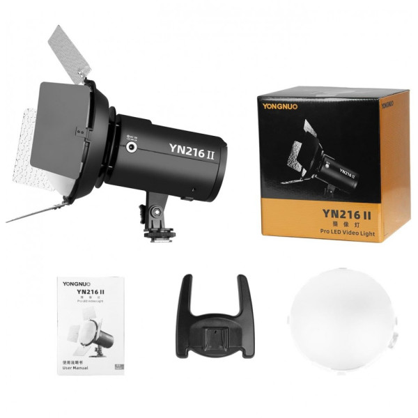 Постійне світло портативне з акумулятором LED Bi-Color 24Вт 2700К-8000К Yongnuo YN216 II