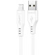 Кабель ACEFAST C3-01 USB to iP 2.4A, 1.2m, TPE, TPE connectors, White